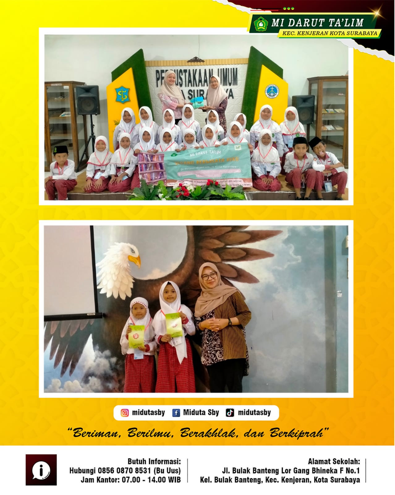 *Perjalanan Seru Wisata Buku Bersama Siswa Teraktif Syam’s Library* *Perjalanan Seru Wisata Buku Bersama Siswa Teraktif Syam’s Library*