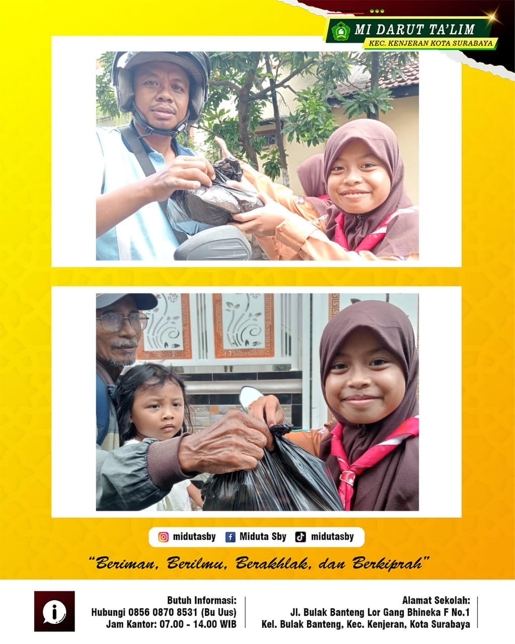 MI Berbagi – Jum’at Berkah (Keceriaan Murid MI. Darut Ta’lim Menyebarkan Kebaikan)