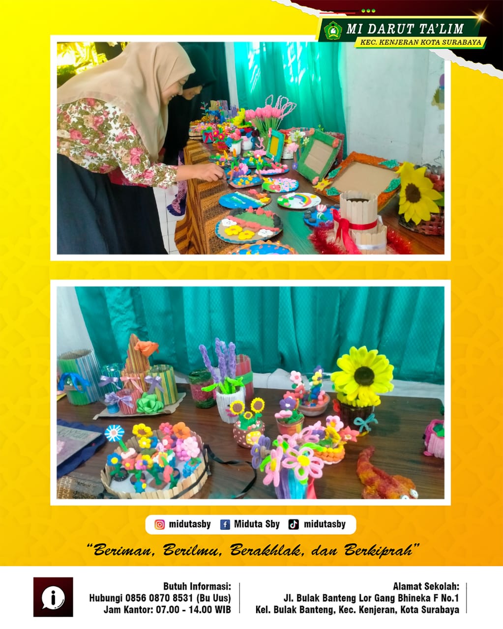 Muroajah Suroh Al Ma’un dan Al Qoriah oleh siswa-siswi kelas 1 MI Darut Ta’lim