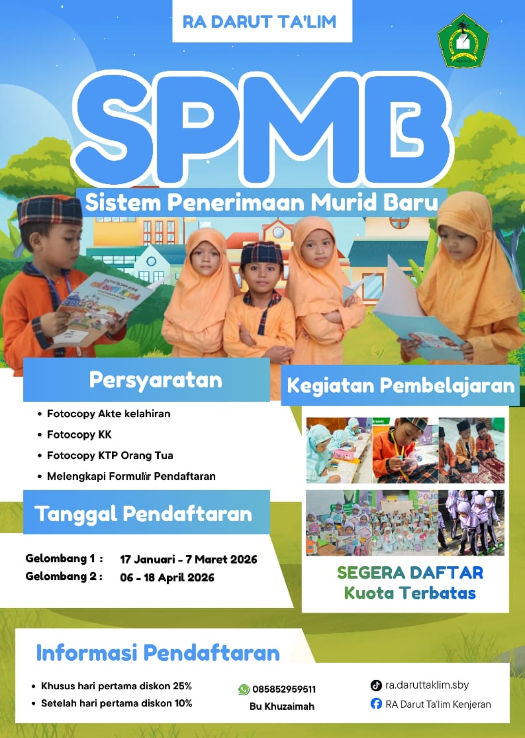 PPDB RA. DARUT TA’LIM 2026/2027