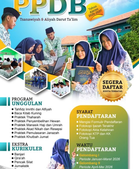 PPDB MTs/MA. DARUT TA’LIM 2026/2027