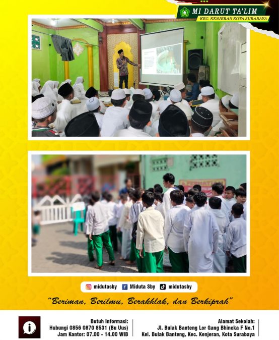 EKSPEDISI HATI Simulasi Thawaf dan Sa’i Siswa Kelas 5 MI Darut Ta’lim Surabaya