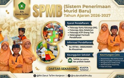SPMB RA. DARUT TA’LIM 2026/2027